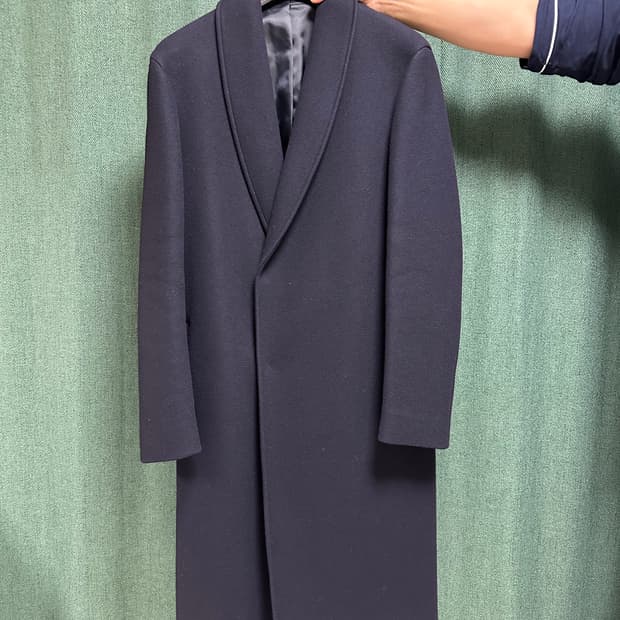 ezio 네이비 롱코트