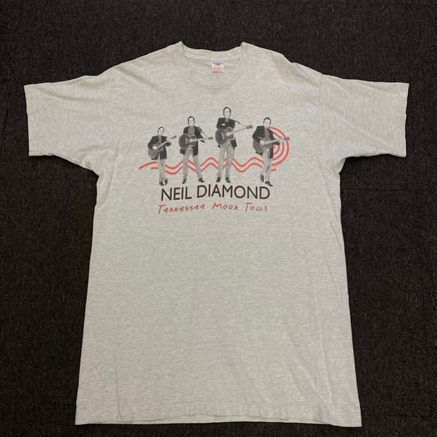 90s 후루츠오브더룸 neil diamond 반팔 티셔츠