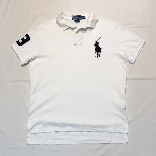 폴로 랄프로렌 빅포니 치프키프 카라티 화이트