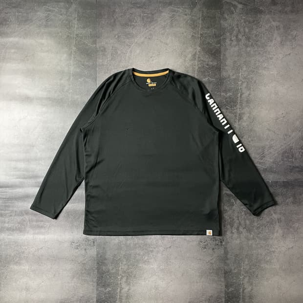 CARHARTT 칼하트 빈티지 블랙 롱 슬리브 A00394