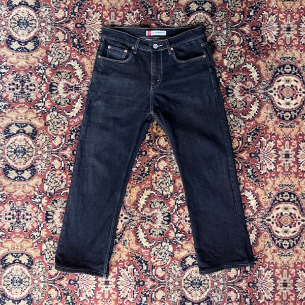 빈티지 리바이스 514 블랙 진 데님 32 (681)