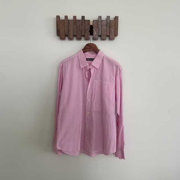 이세이미야케 핑크 체크 셔츠