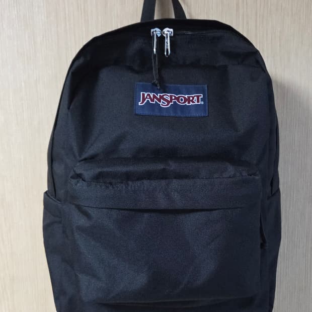 (착샷) 잔스포츠 슈퍼브레이크 백팩 블랙 