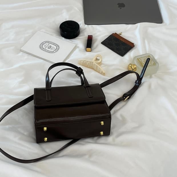 yyeon 비마이연 블루밍백 빈티지 브라운