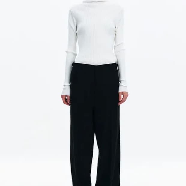 Yunse wide wool pants