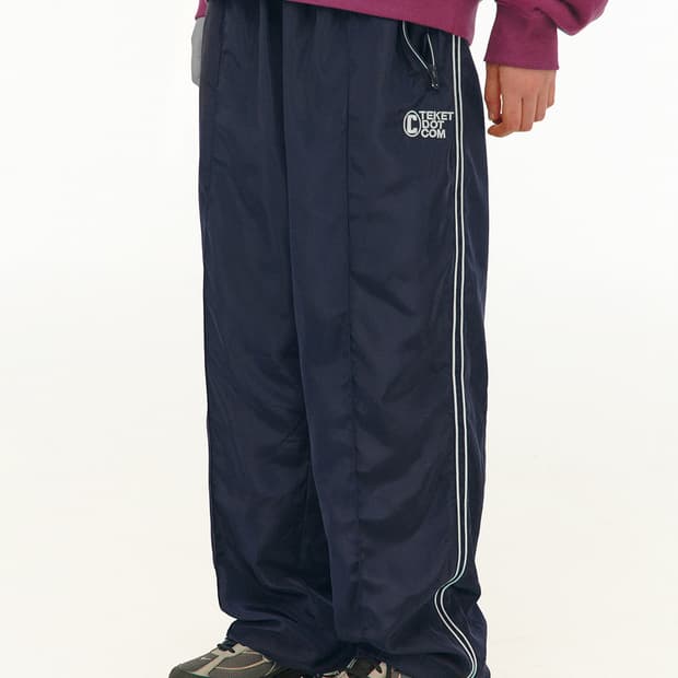 (M) 테켓 트랙팬츠 네이비