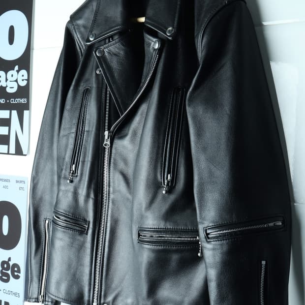 (L-XL) 브랜드빈티지 집업 바람막이 점퍼자켓 리얼레더-H34924