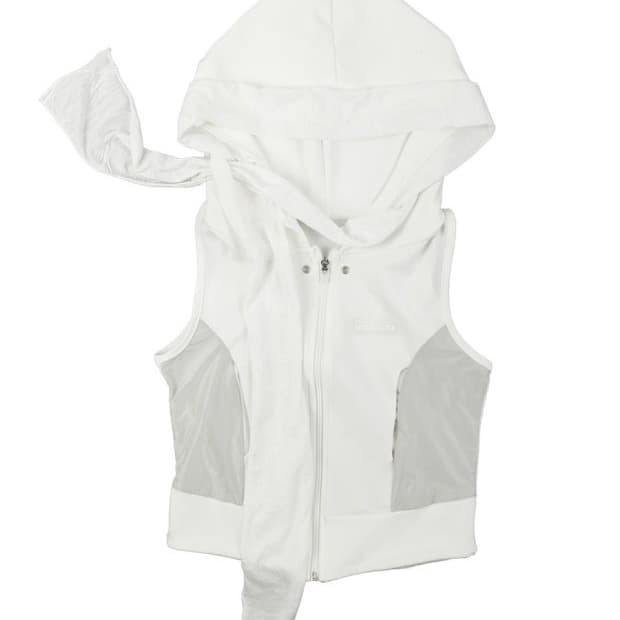 오호스 복서 후드집업 화이트