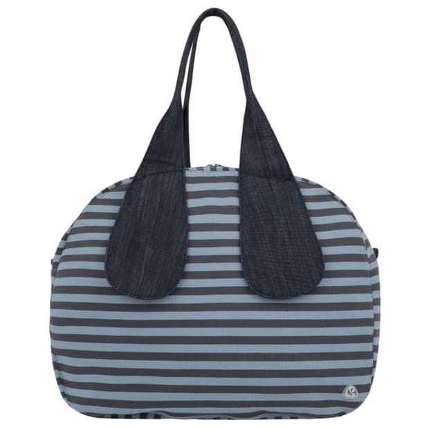 코이세이오 EMA 타이니 프렌즈 스트라이프 백 블루 차콜