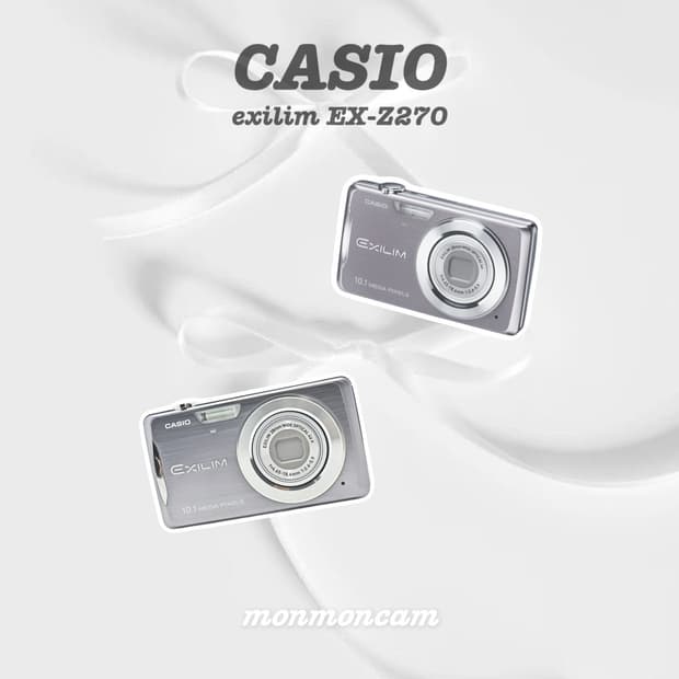예나🩶 카시오 엑슬림 ex-z270 실버 디카 Casio