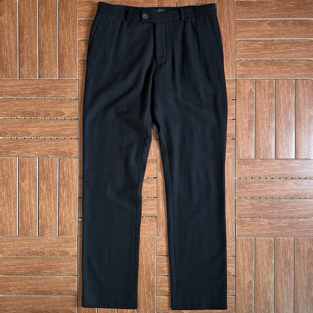 Diesel black gold wool trouser 