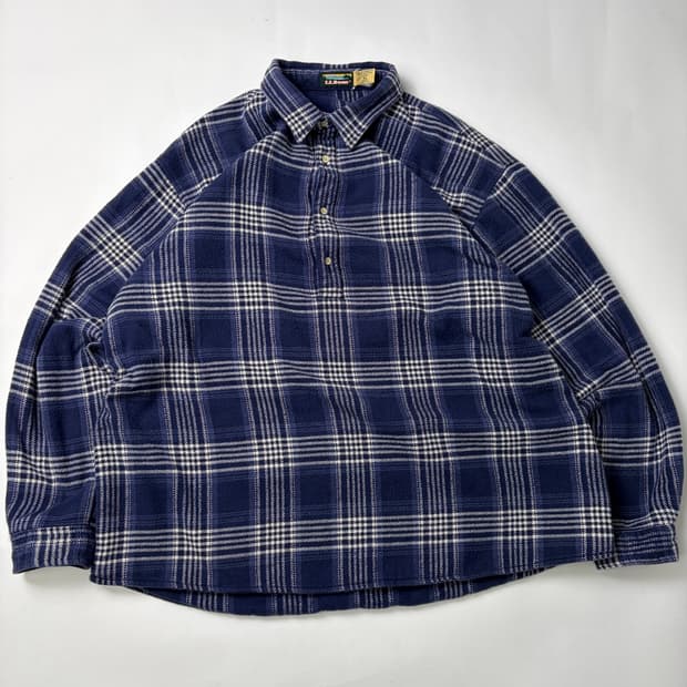 90s L.L.Bean Pullover Flannel Shirt