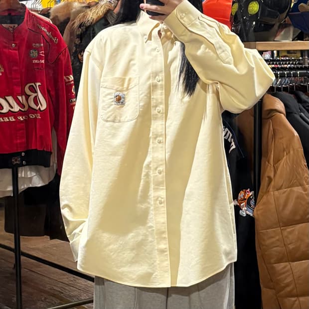 [HI] Carhartt 칼하트 긴팔 셔츠 라이트얠로우