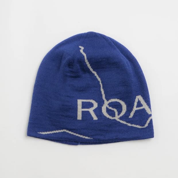 로아 하이킹 26ss 로고 울 비니/블루