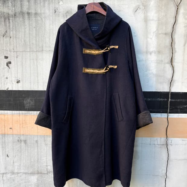 as know as 오버핏 더플 코트 떡볶이