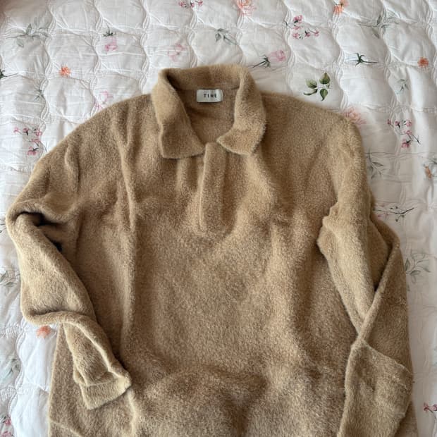 타임옴므 부클니트 카라셔츠