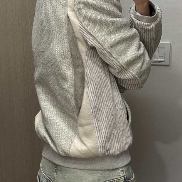 엑슬림 ep8 01 저지 멜란지그레이 L 미개봉 새상품