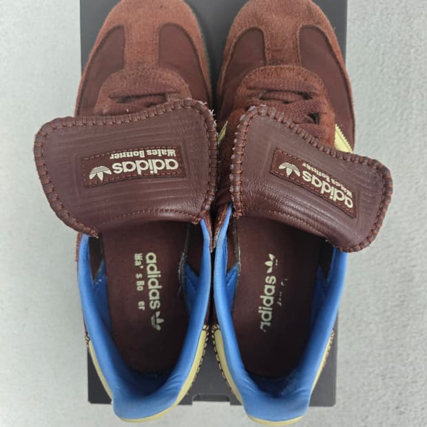 아디다스 x 웨일스 보너 나일론 삼바 폭스 브라운 샌디 베이지