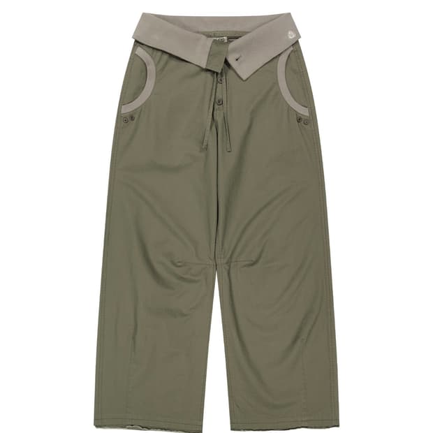 COYSEIO FLOW FOLD PANTS KHAKI 2사이즈