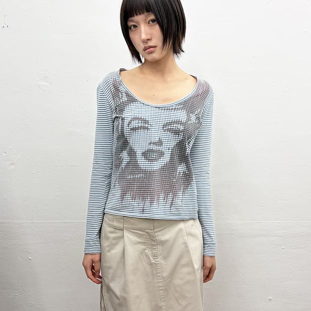 끌로에 by 피비 파일로 마릴린 먼로 그래픽 탑