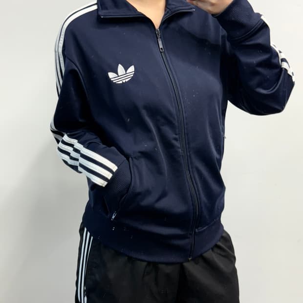 [L] 아디다스 네이비 트랙탑 져지
