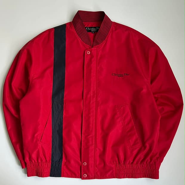 [105] 크리스찬 디올 무슈 스포츠 빈티지 바시티 트랙 자켓