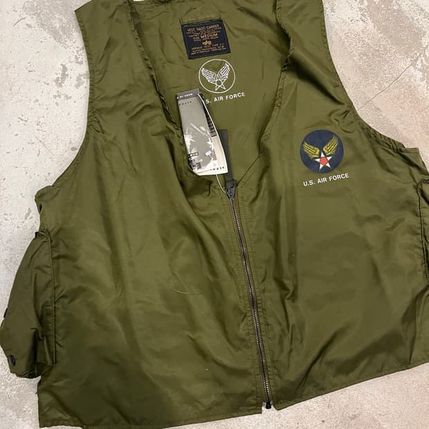 빈티지 ALPHA 조끼