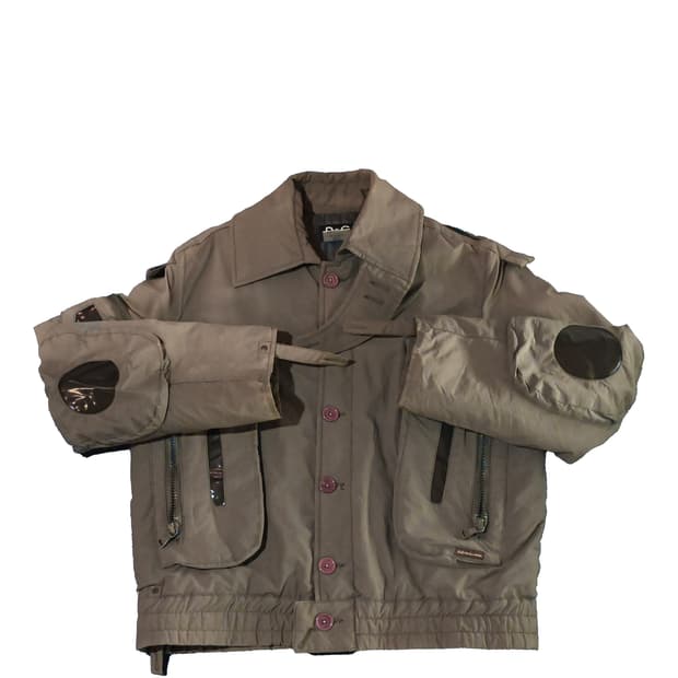 2003 dolce and gabbana aviator jacket