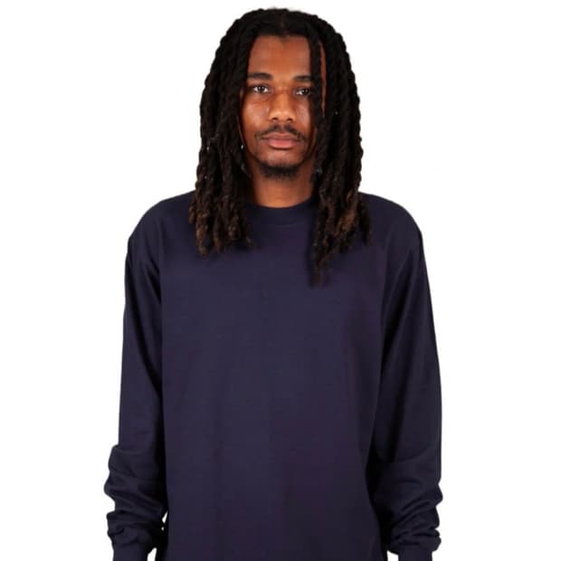 샤카웨어 7.5oz 헤비 롱슬리브 네이비 XL( 실착 1회 )