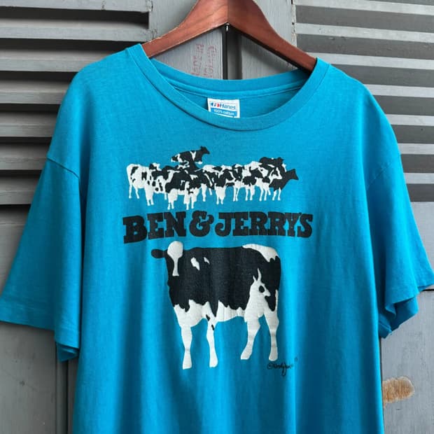 [L]90's BEN&JERRY'S USA 벤앤제리스 프로모 티셔츠