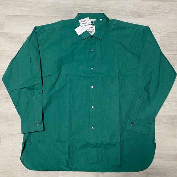 나나미카 OOAL L/S WIND SHIRT 그린 L사이즈 판매