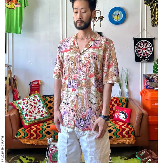 80s-90s Paradise Found USA Aloha Shirt