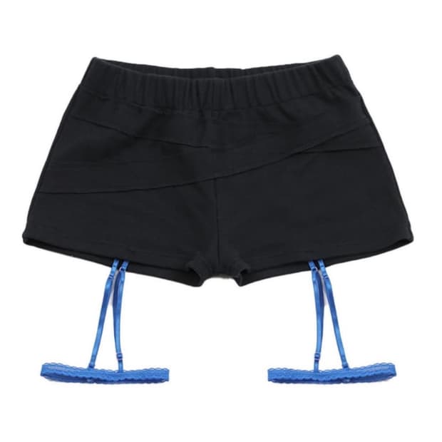 오스하이 가터 쇼츠 네이비 1