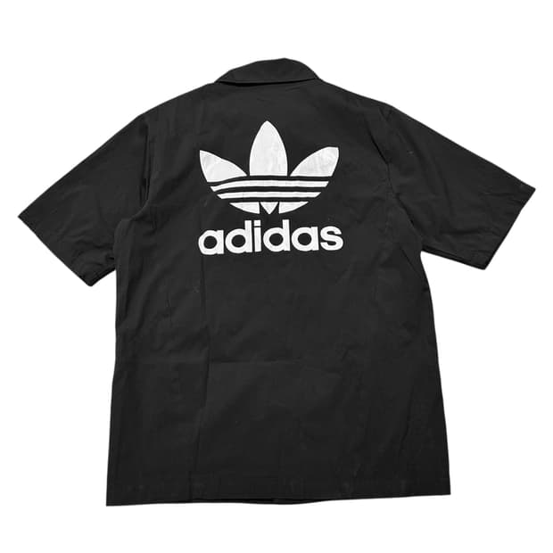 ✨ (바배) 아디다스 블랙 반팔 코치 자켓
