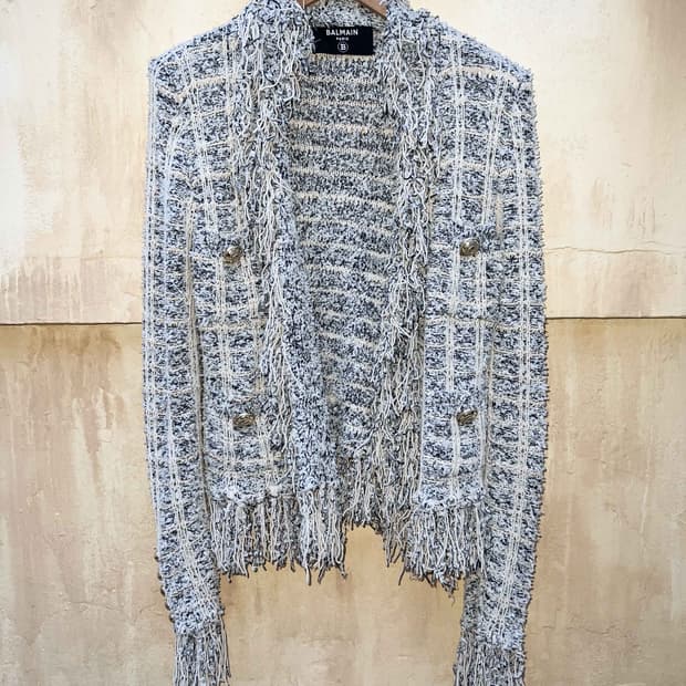 2019 발망 트위드 자켓 