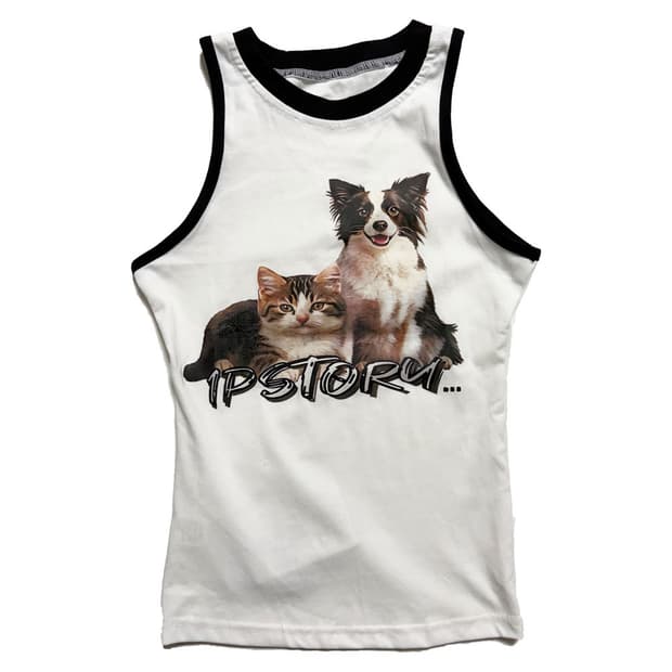 새상품 여자 배색 나시