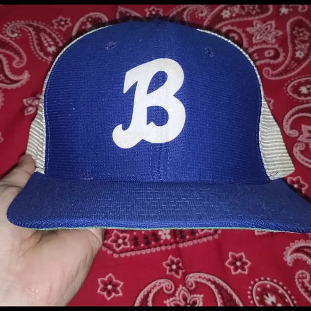 80s b 모자 매쉬캡