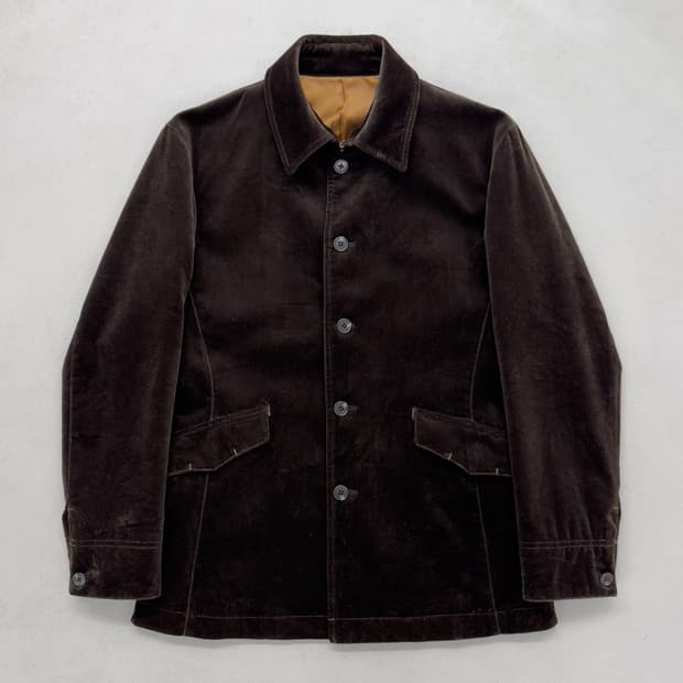 Takeo Kikuchi 프렌치워크 벨벳 자켓