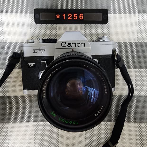 캐논 FT QL 35-70 줌렌즈 필름카메라