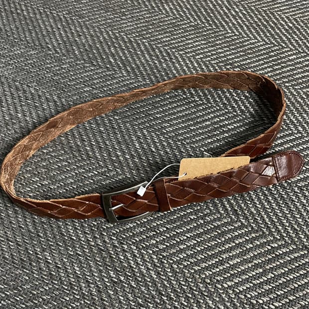 빈티지 꽈배기 카우레더 가죽 벨트o 5004