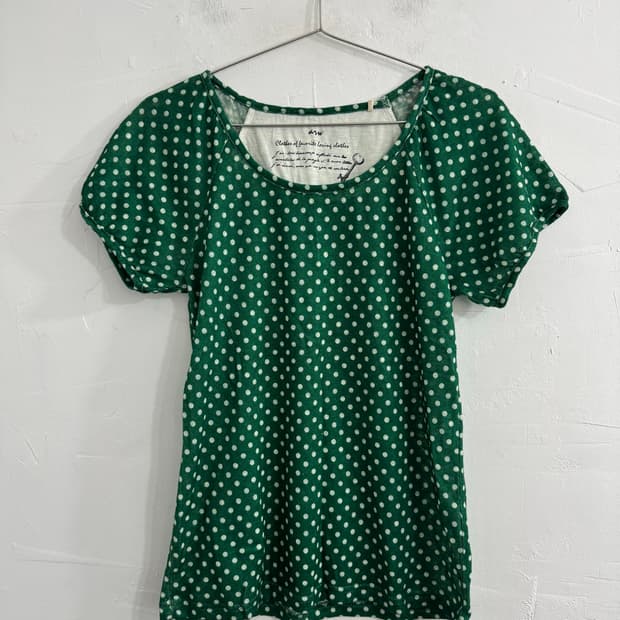 arrow green dot top