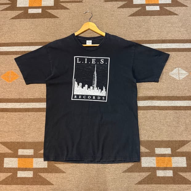 USA LIES RECORDS 티셔츠 L 반팔
