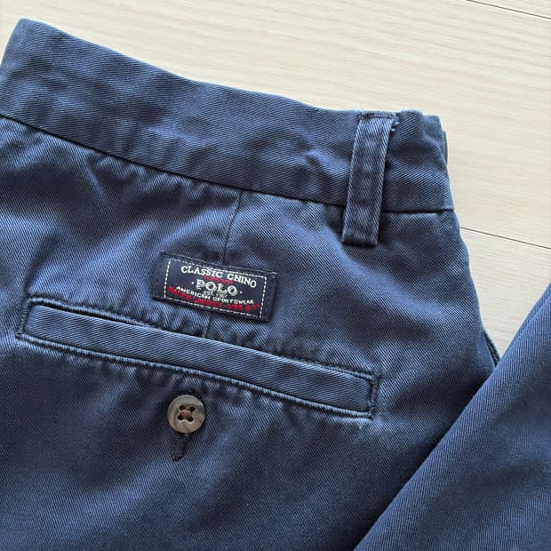 90s 빈티지 폴로 랄프로렌 투턱 치노 팬츠 30