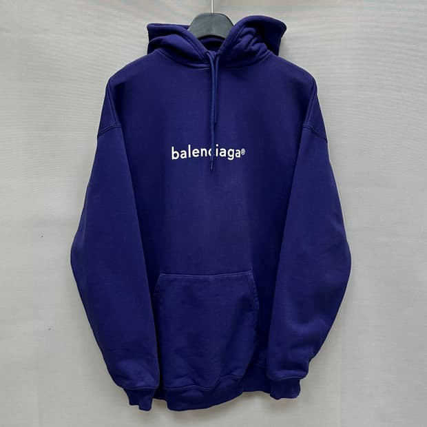 발렌시아가 로고프린팅 후드티 ( 105 )