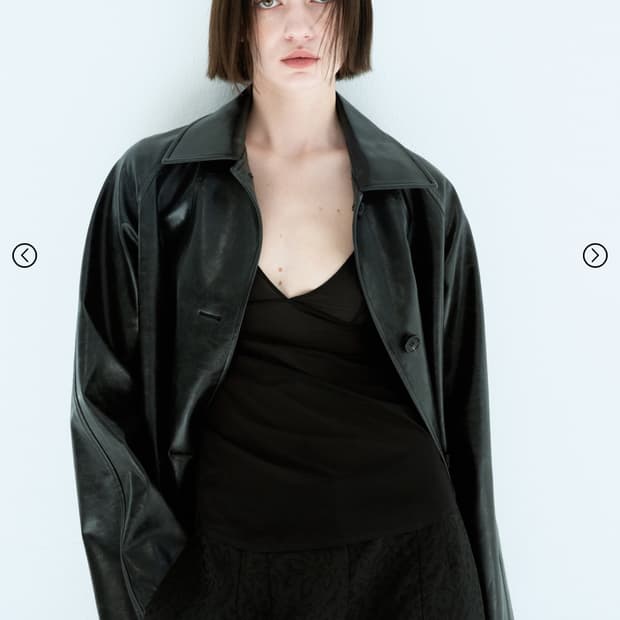 [HWI] 휘 레더자켓 블랙