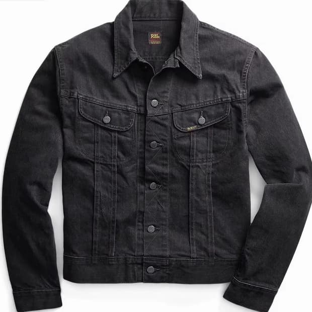 [XL] RRL lot 271 데님자켓 블랙 판매합니다