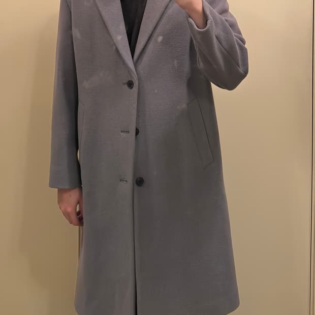 TATE 남자 소라색 코트 100