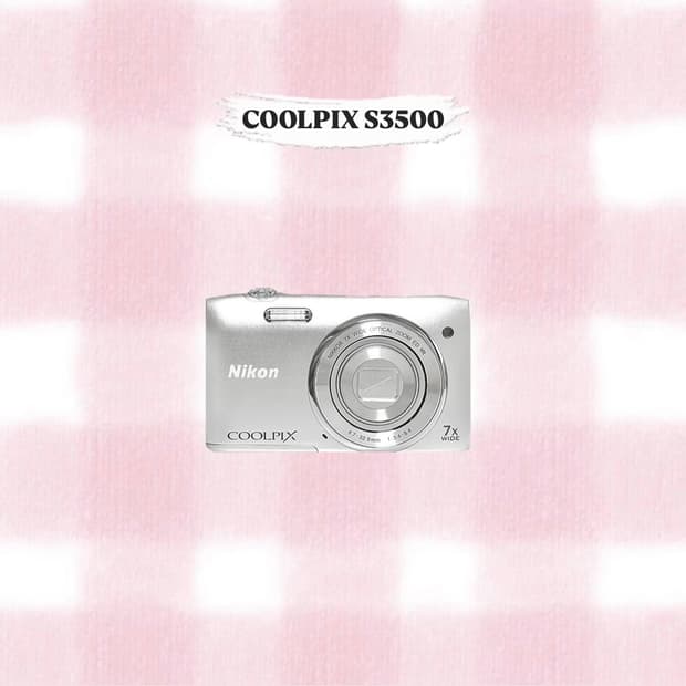 니콘 쿨픽스 S3500 실버 빈티지디카