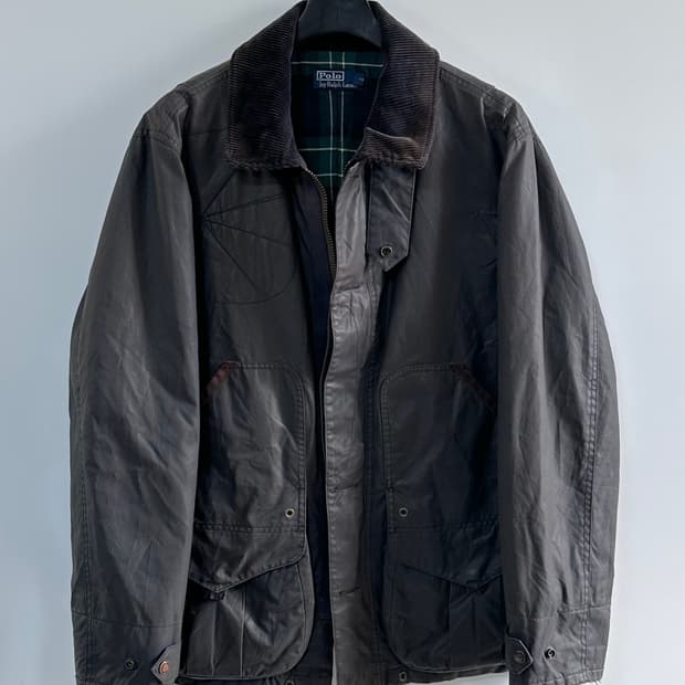 폴로 왁스드 코튼 모호크 헌팅 자켓 (va.100)