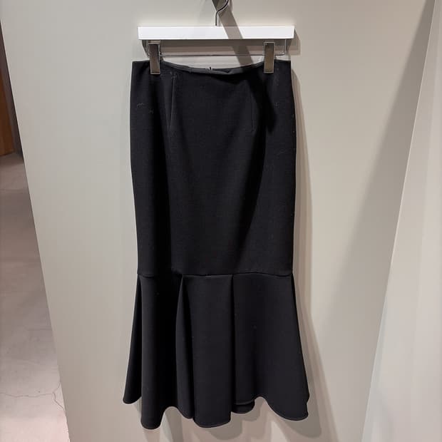 (정품/새상품) ENFOLD 엔폴드 여성 블랙 PEPLUM 스커트
